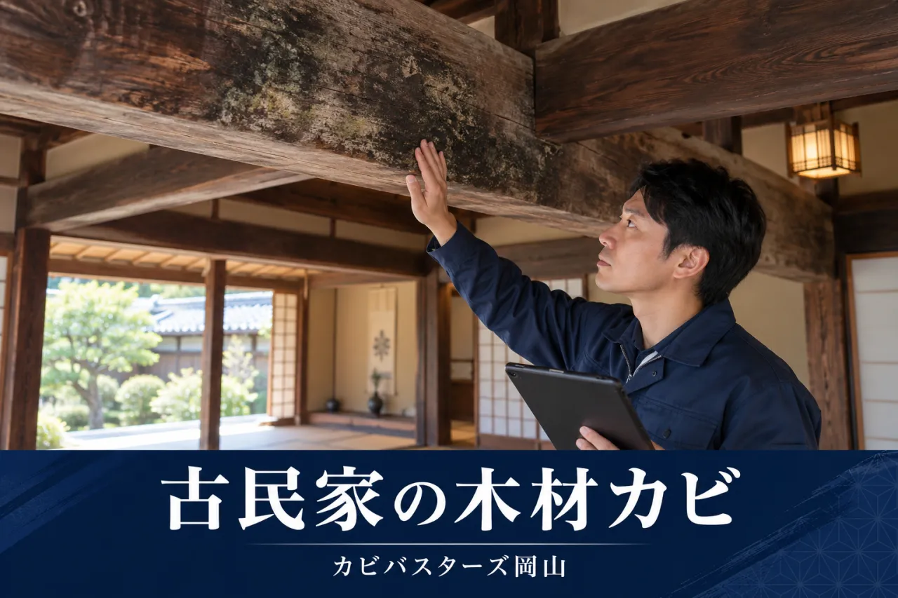 中国四国の寺社・古民家｜木材カビと保存の判断
