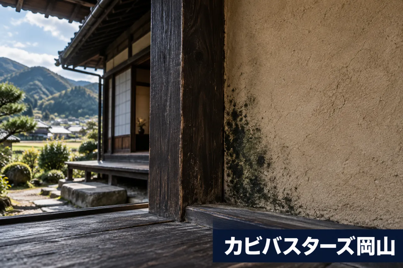 古民家のカビ相談について説明を受けるイメージ